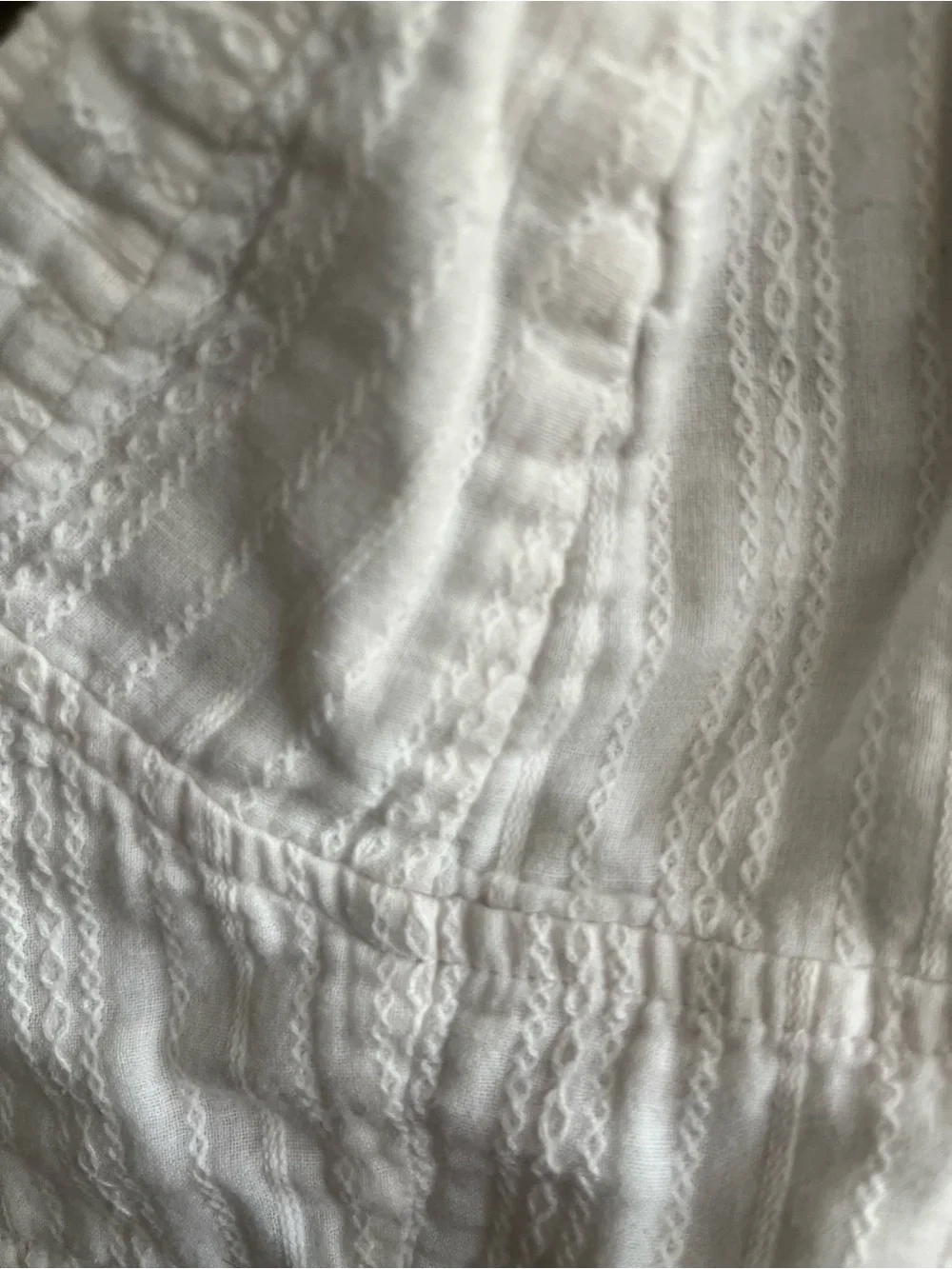 Free People White Ribbed Cropped Cami Top M - Picture 4 of 4